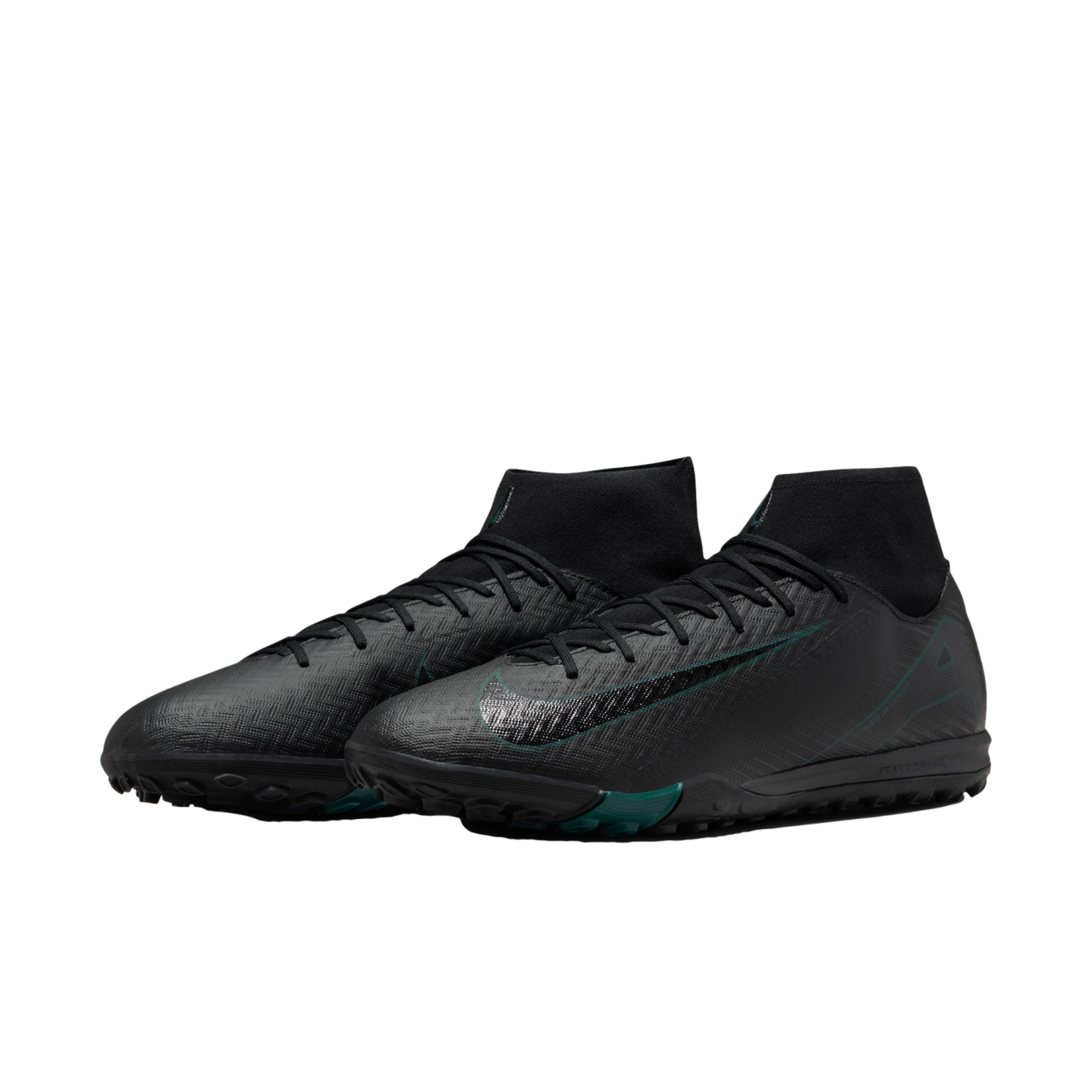 (NIKE-FQ8331-002) Zapatos para césped Nike Mercurial Superfly 10 Academy [NEGRO/NEGRO-DEEP JUNGLE] (Lanzamiento 7/15/24)