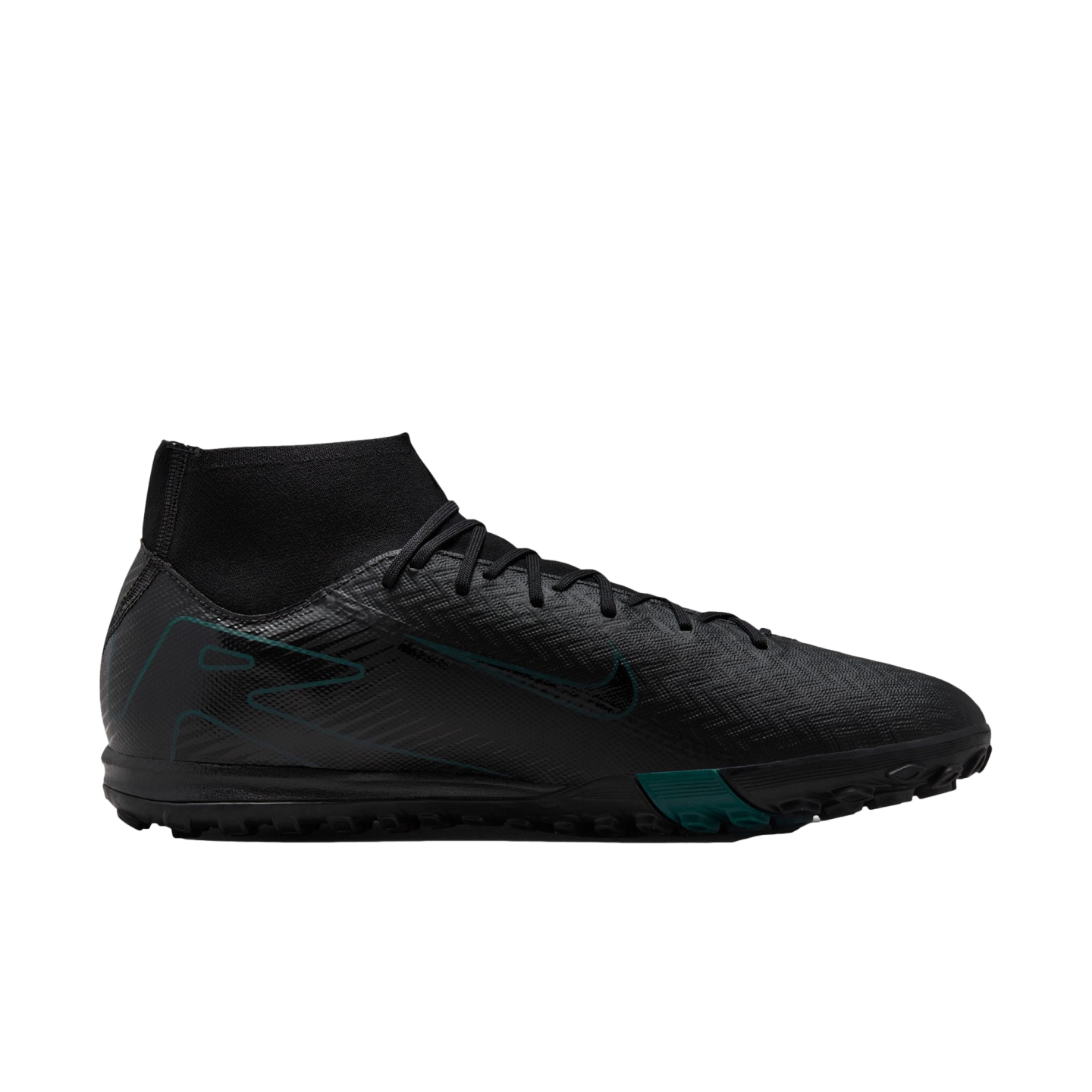 (NIKE-FQ8331-002) Zapatos para césped Nike Mercurial Superfly 10 Academy [NEGRO/NEGRO-DEEP JUNGLE] (Lanzamiento 7/15/24)