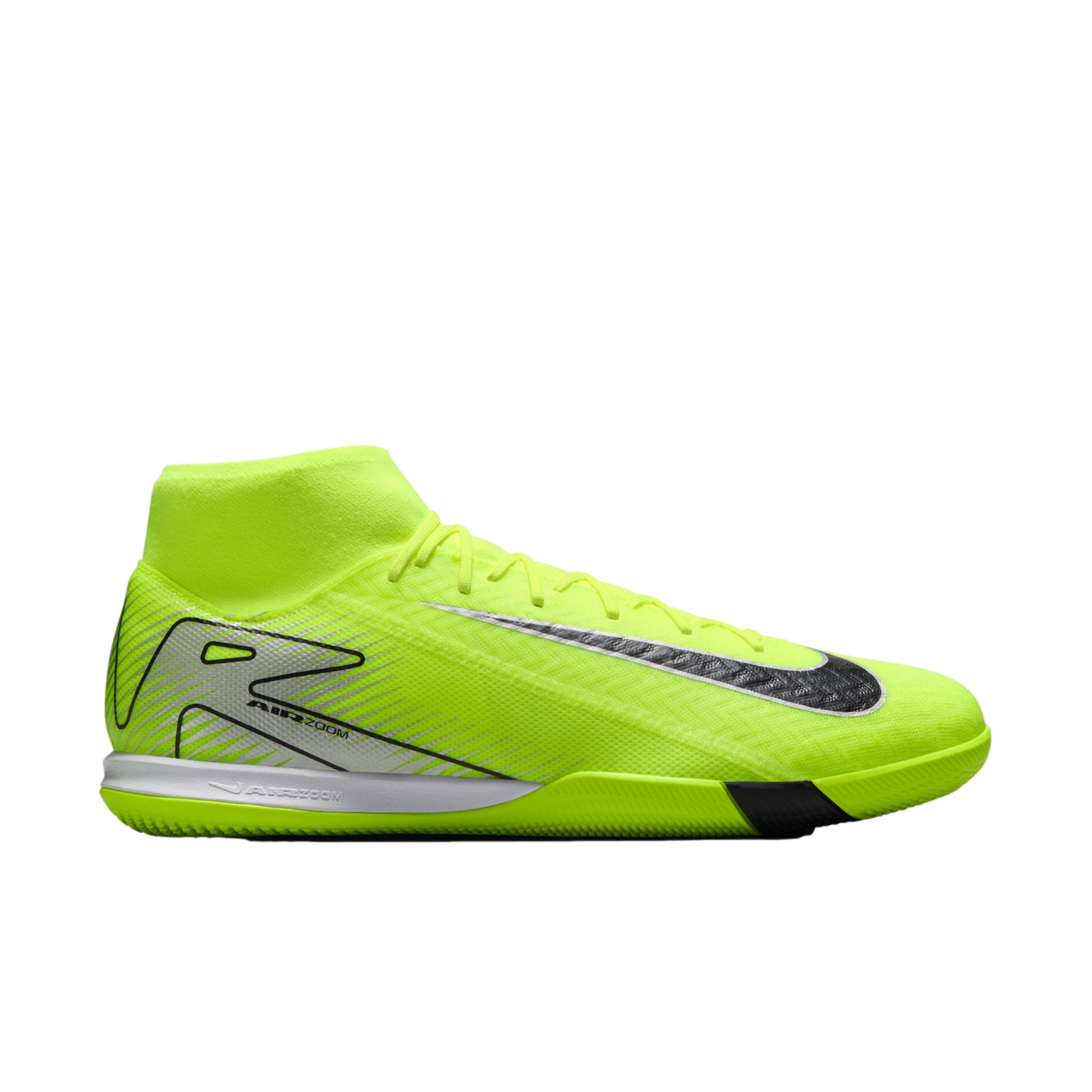 (NIKE-FQ8332-700) Zapatillas de fútbol sala Nike Mercurial Superfly 10 Academy [VOLT/BLACK] (lanzamiento el 17/10/24)