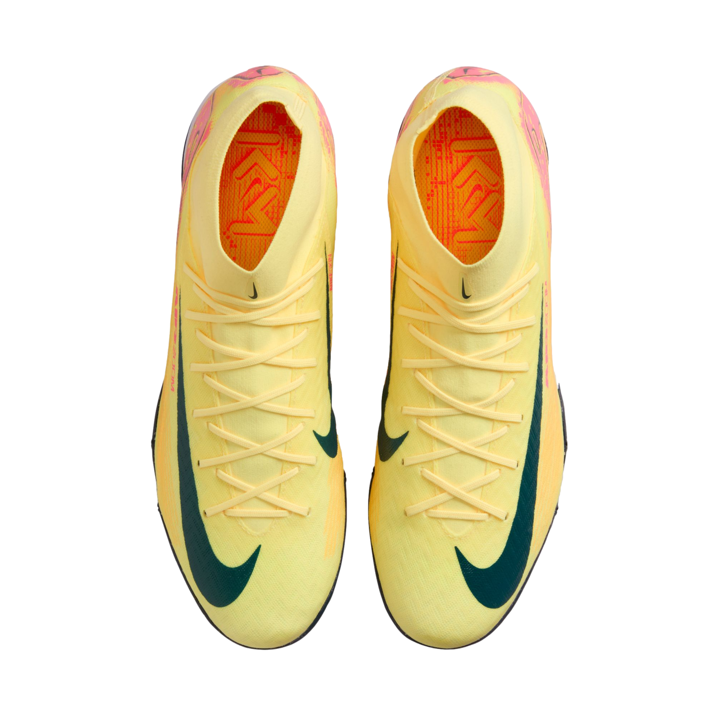 (NIKE-FQ8333-800) Zapatos para césped Nike Mercurial Zoom Superfly 10 Academy KM Mbappe [LT LASER ORANGE/ARMORY NAVY] (Lanzamiento 8/29/24)