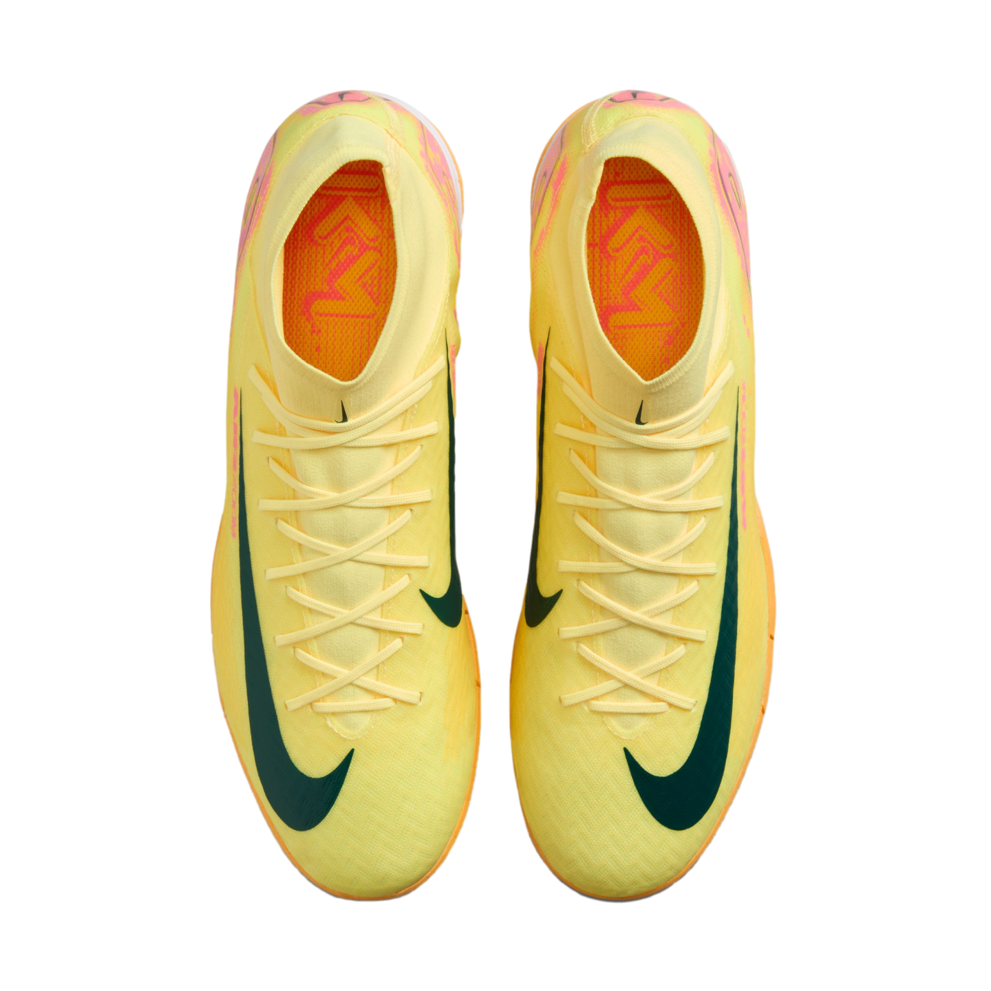 (NIKE-FQ8334-800) Chaussures d'intérieur Nike Mercurial Zoom Superfly 10 Academy KM Mbappe [LT LASER ORANGE/ARMORY NAVY] (Lancement le 05/09/24)