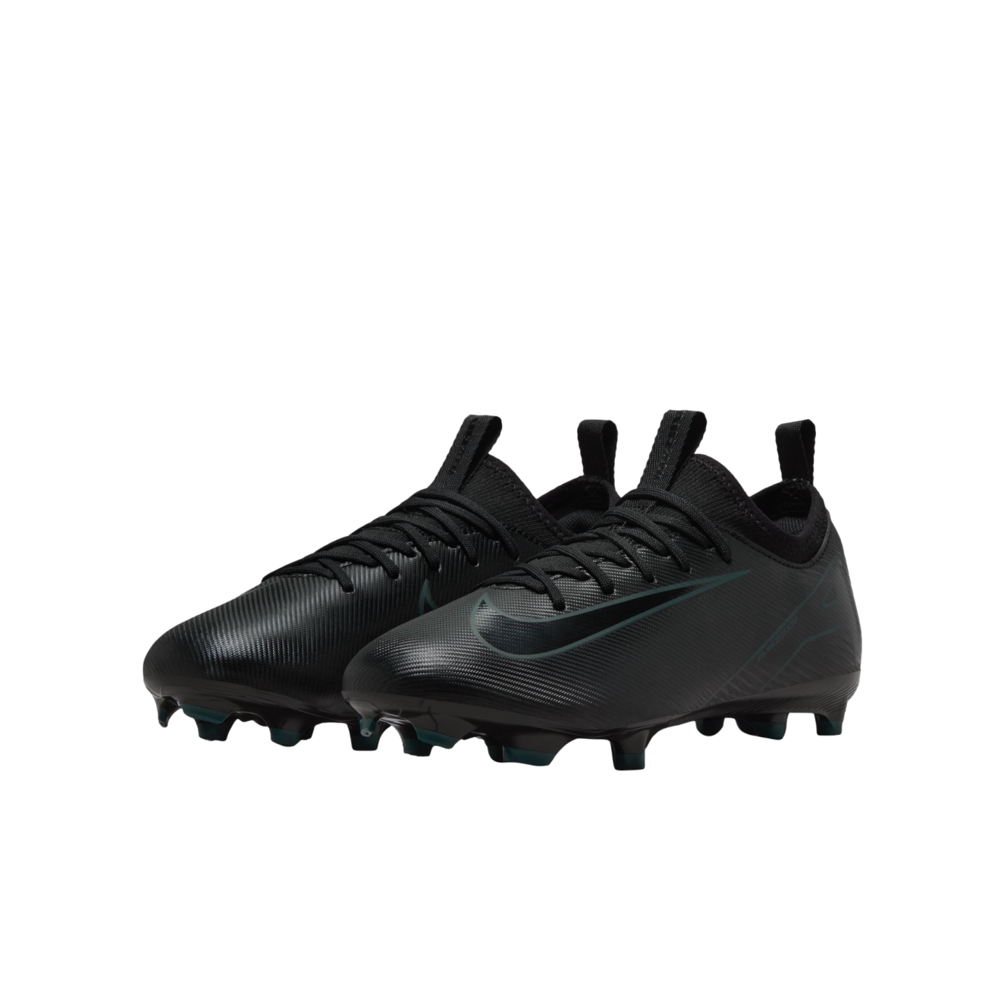 (NIKE-FQ8392-002) Zapatos para terreno firme Nike Mercurial Vapor 16 Academy para jóvenes [NEGRO/NEGRO-DEEP JUNGLE] (Lanzamiento 15/7/24)