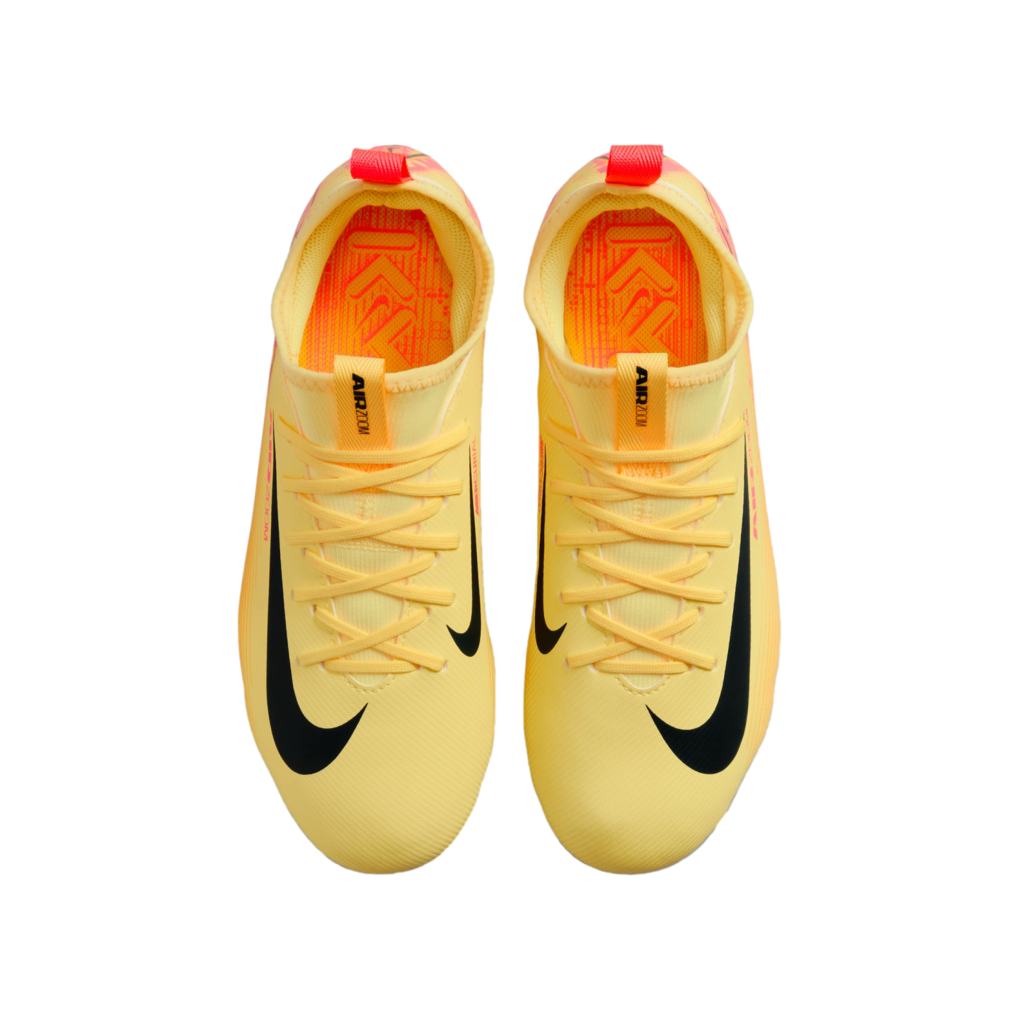 (NIKE-FQ8394-800) Zapatos para terreno firme Nike Mercurial Zoom Vapor 16 Academy KM Mbappe para jóvenes [LT LASER ORANGE/ARMORY NAVY] (Lanzamiento 8/29/24)