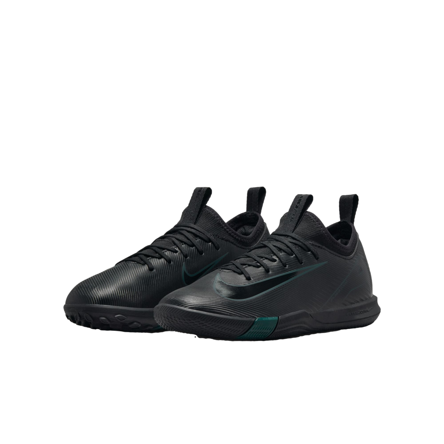 (NIKE-FQ8411-002) Zapatos de interior para jóvenes Nike Mercurial Zoom Vapor 16 Academy [NEGRO/NEGRO-DEEP JUNGLE] (Lanzamiento 15/7/24)