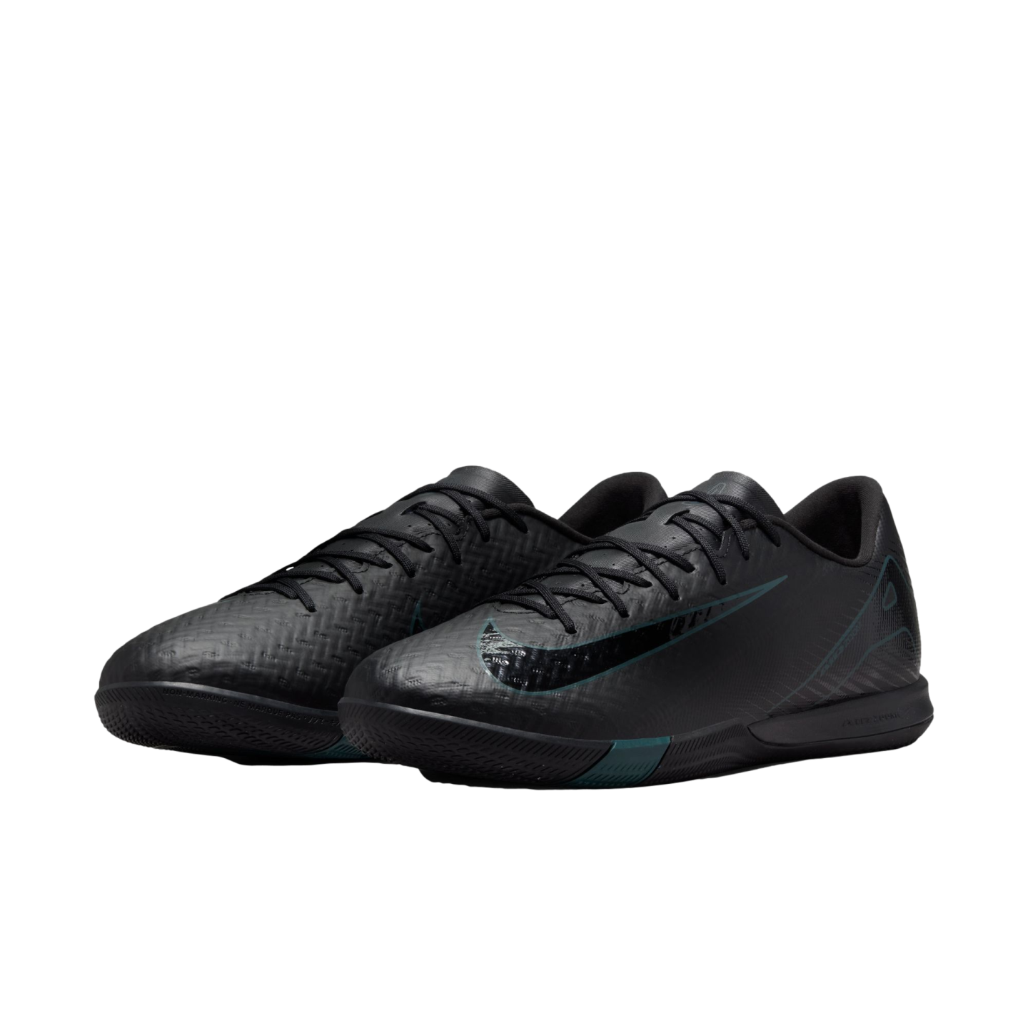 (NIKE-FQ8434-002) Zapatos de interior Nike Mercurial Zoom Vapor 16 Academy [NEGRO/NEGRO-DEEP JUNGLE] (Lanzamiento 7/15/24)