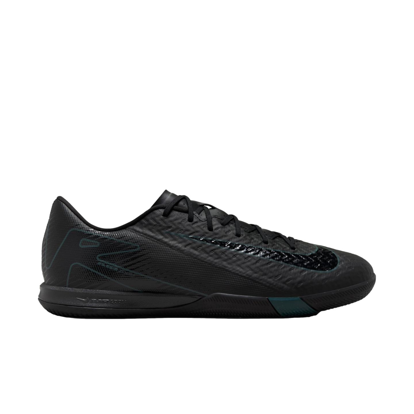 (NIKE-FQ8434-002) Zapatos de interior Nike Mercurial Zoom Vapor 16 Academy [NEGRO/NEGRO-DEEP JUNGLE] (Lanzamiento 7/15/24)