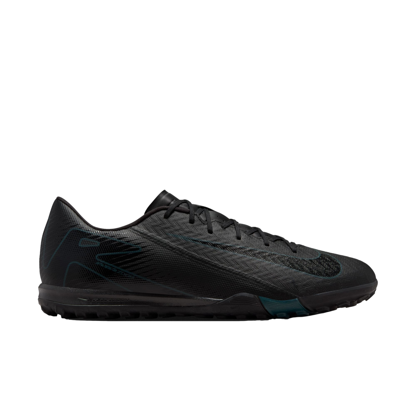 (NIKE-FQ8449-002) Zapatos para césped Nike Mercurial Vapor 16 Academy [NEGRO/NEGRO-DEEP JUNGLE] (Lanzamiento 15/7/24)