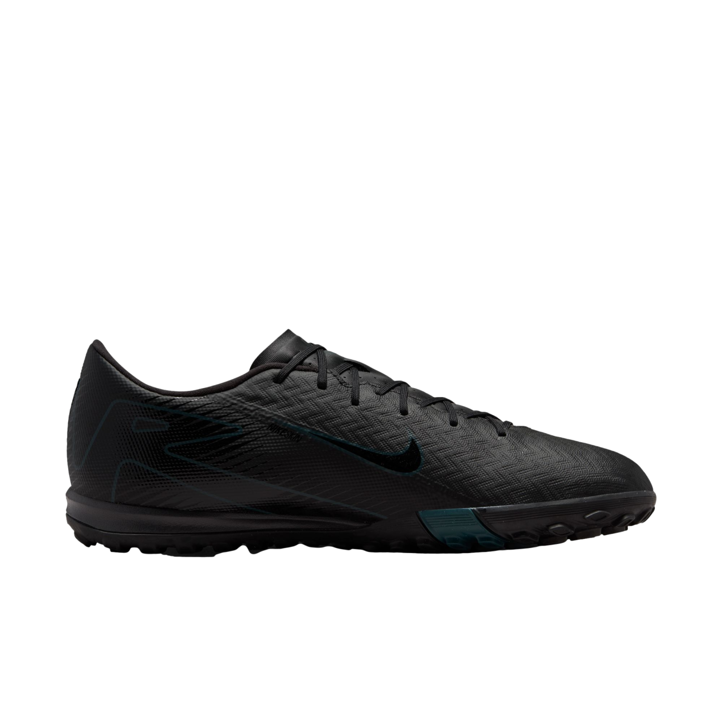 (NIKE-FQ8449-002) Zapatos para césped Nike Mercurial Vapor 16 Academy [NEGRO/NEGRO-DEEP JUNGLE] (Lanzamiento 15/7/24)