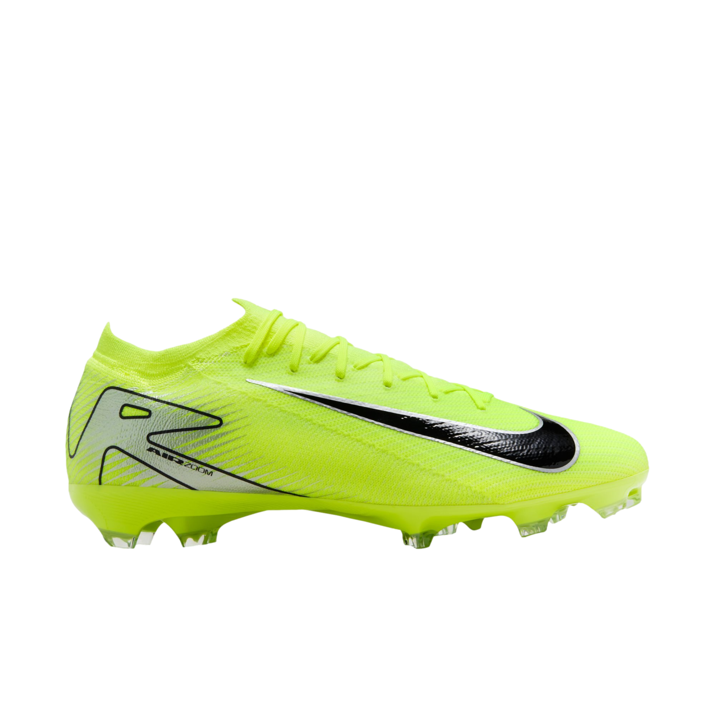 (NIKE-FQ8685-700) Botas de fútbol para terreno firme Nike Mercurial Vapor 16 Pro [VOLT/BLACK] (lanzamiento el 17/10/24)