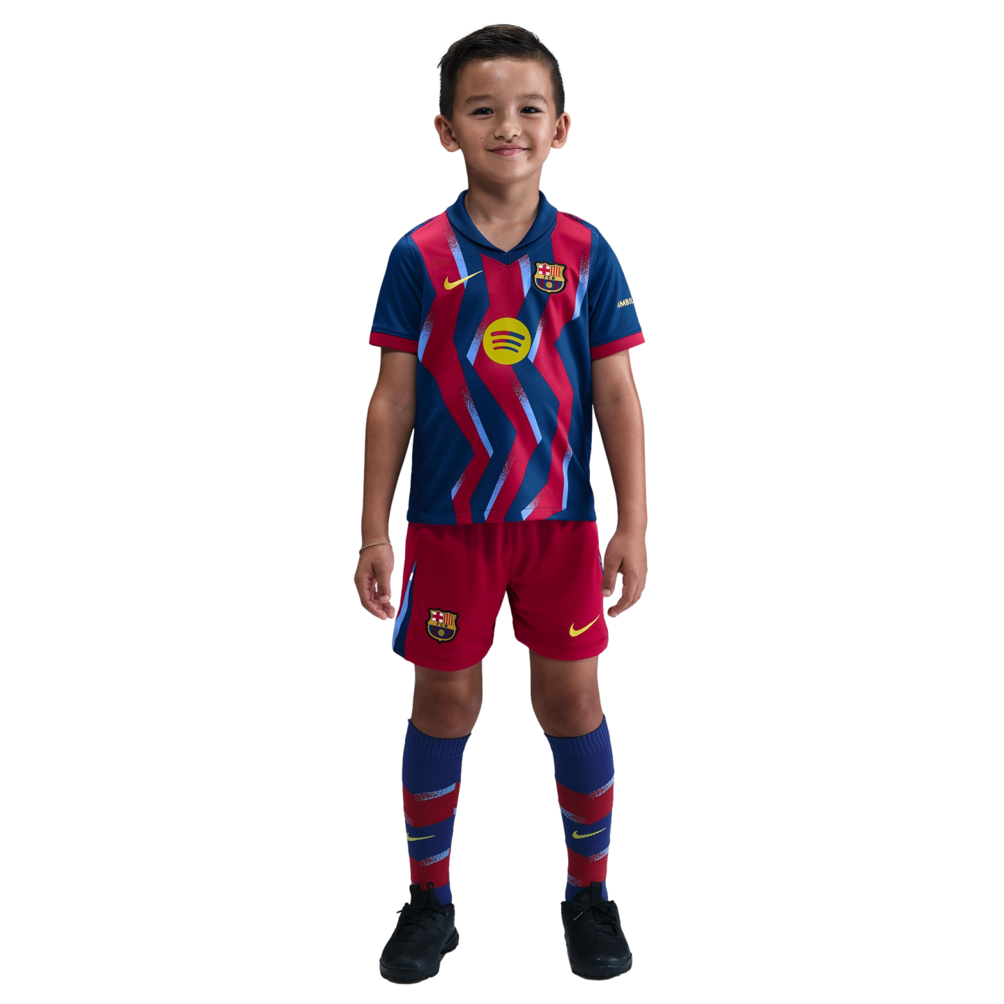 Nike Barcelona 25/26 El Classico Little Kids Fourth Mini Kit