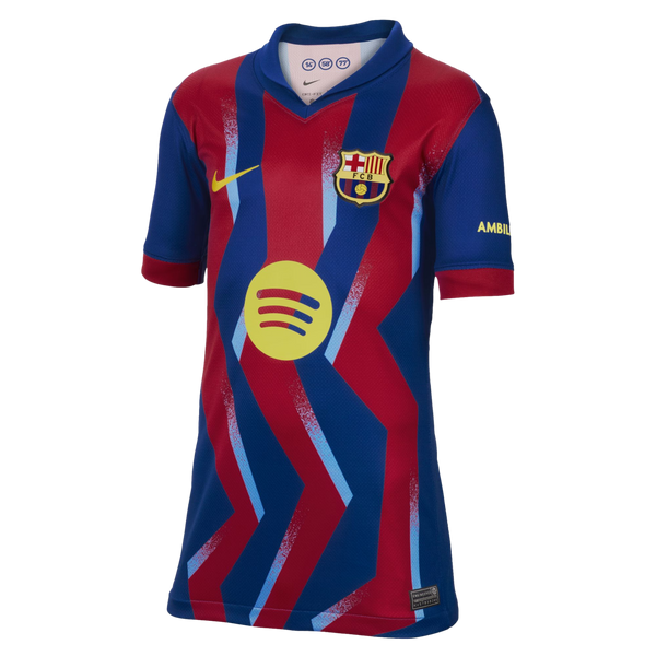 Nike Barcelona 25/26 SE El Classico Youth Jersey Soccer FZ1307-432 Nike Barcelona 25/26 SE El Classico Youth Jersey Soccer FZ1307-432