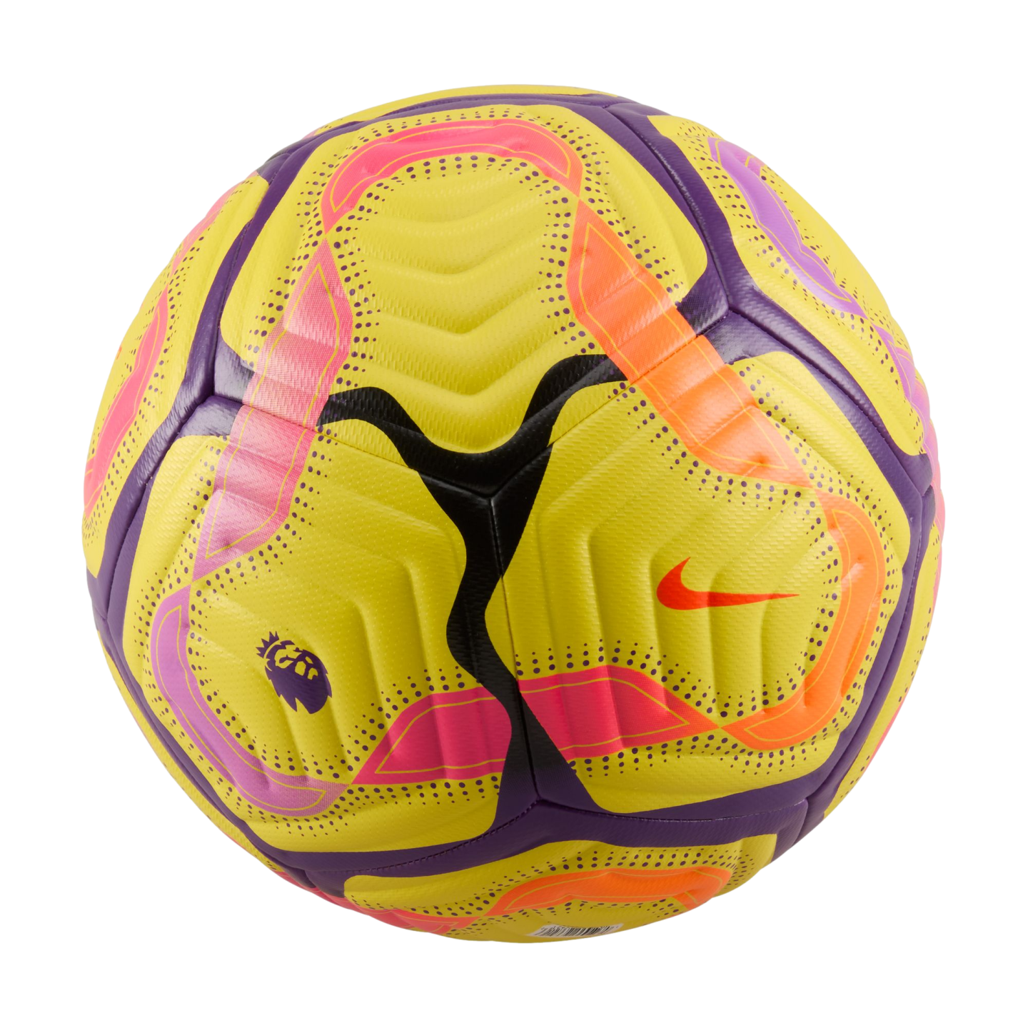 (NIKE-FZ2628-710) Ballon Nike Premier League Academy Plus [JAUNE/VIOLET DISCO/CRIMSON BRILLANT] (Lancement le 01/09/24)