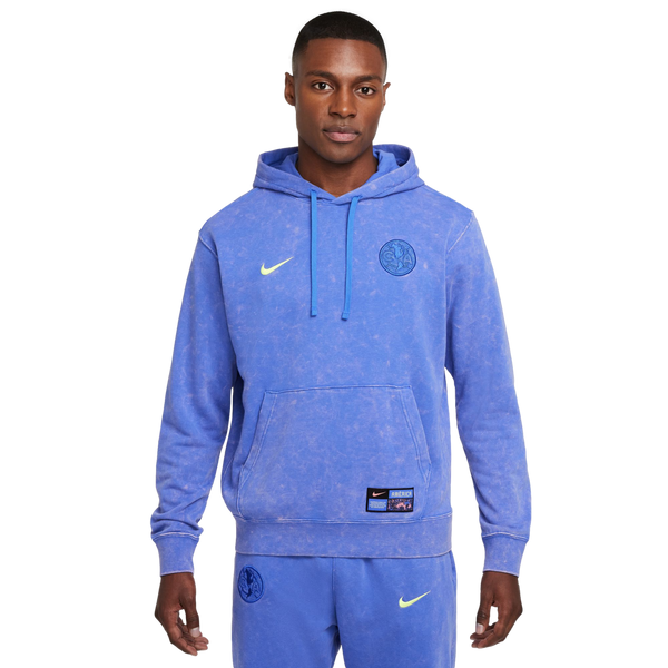 Nike Club America Club Pullover Hoodie Soccer FZ8554-433 Blue Nike Club America Club Pullover Hoodie Soccer FZ8554-433 Blue