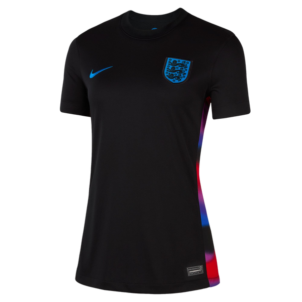 Nike England 2025 Womens Away Jersey Soccer FZ9127-010 Black