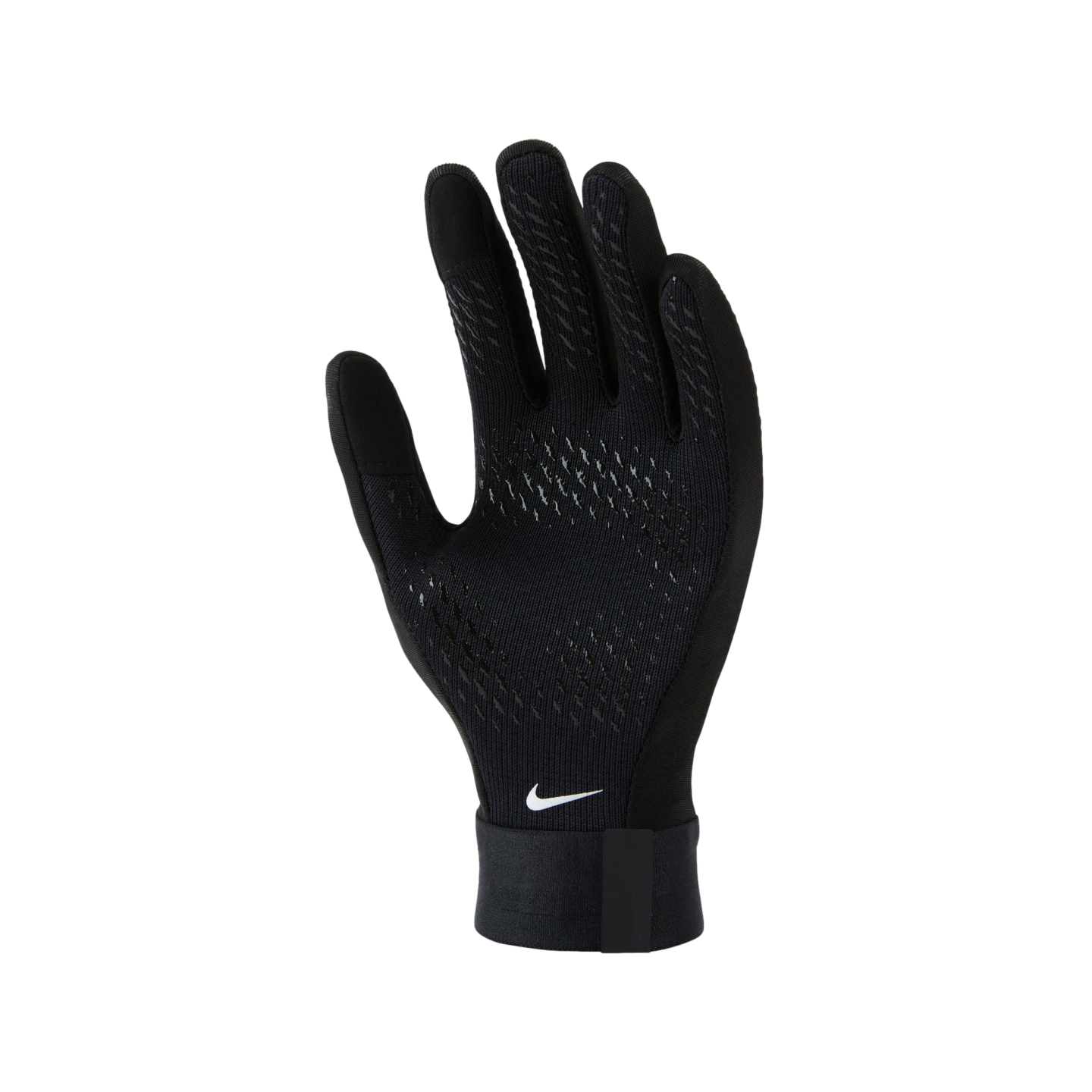 (NIKE-HF0547-011) Guantes de jugador de campo Nike Academy Therma Fit para jóvenes [NEGRO/NEGRO/BLANCO]