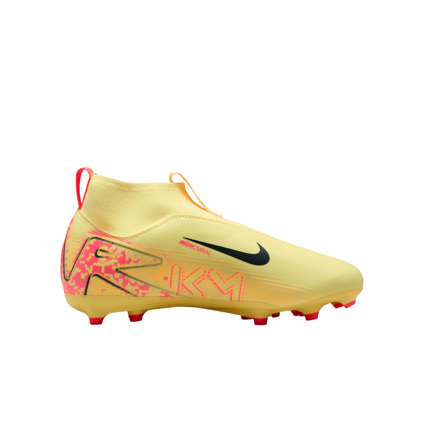 Nike Mercurial Zoom Superfly 10 Academy KM Mbappe Chaussures de football pour jeunes terrain sec HF3417 800 Orange