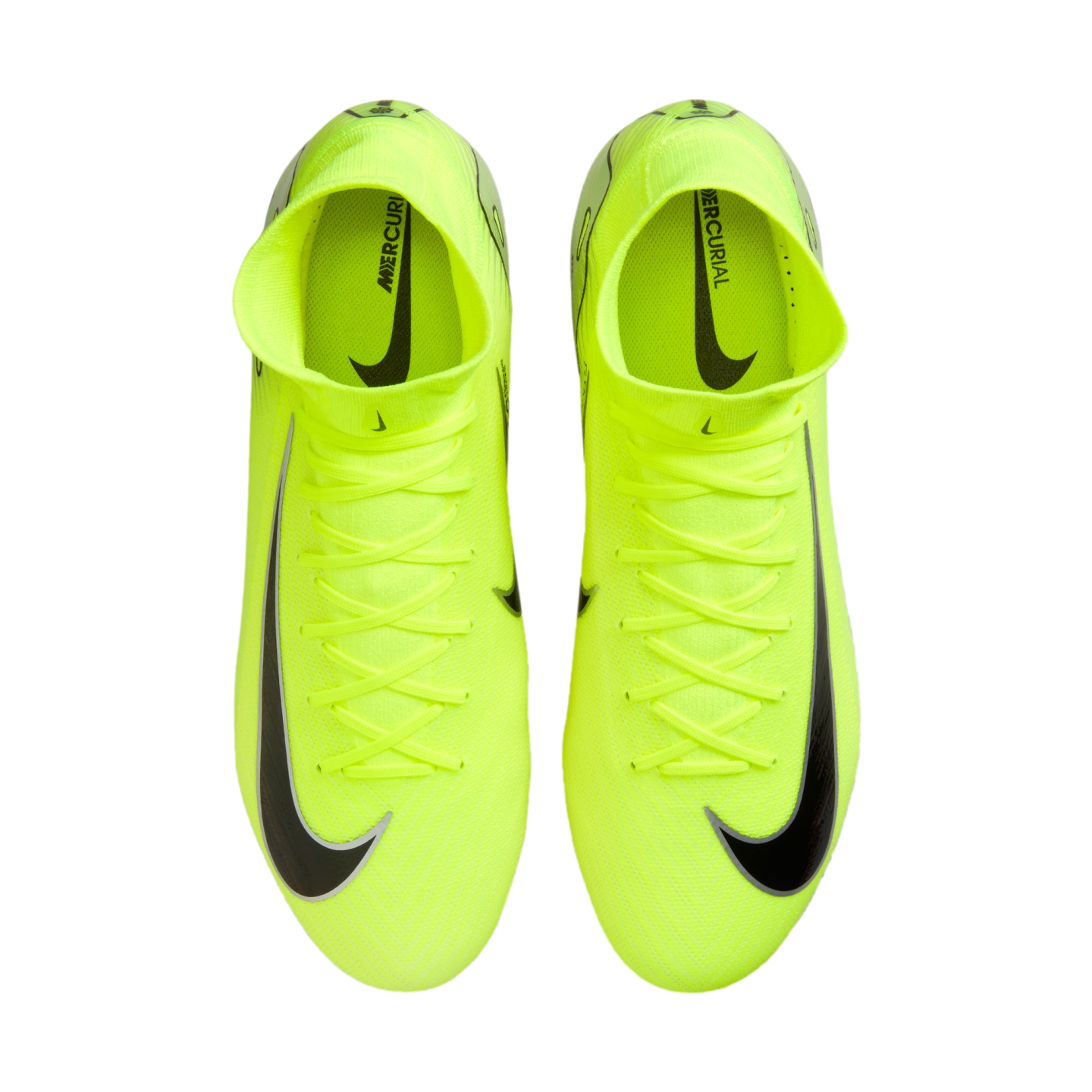 (NIKE-HF9433-700) Botas de fútbol para terreno firme Nike Mercurial Superfly 10 Pro [VOLT/BLACK] (lanzamiento el 17/10/24)