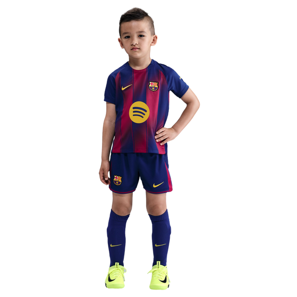 Nike Barcelona 25/26 Little Kids Home Mini Kit Soccer HJ5619-456 Blue