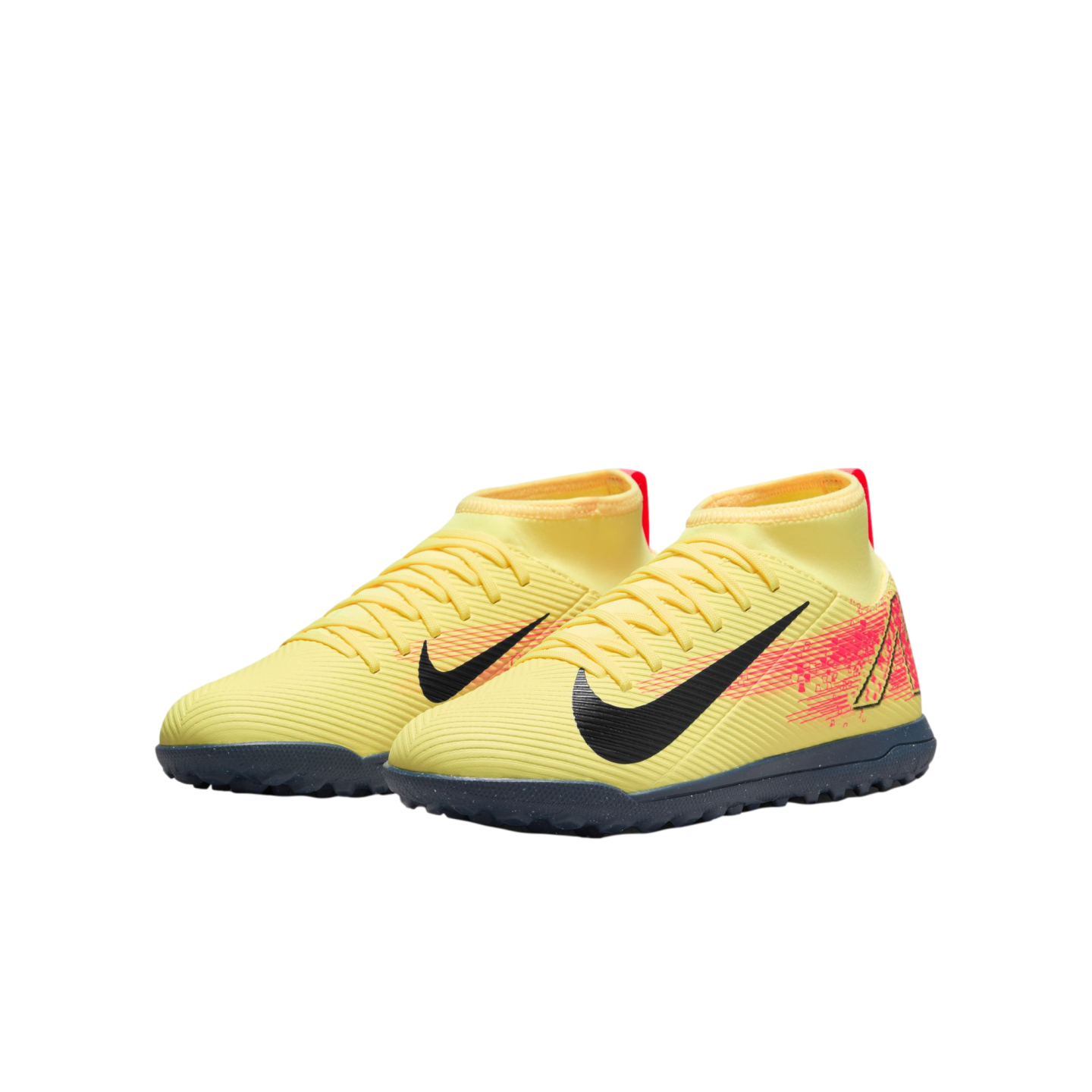 Nike Mercurial Superfly 10 Club KM Mbappe Chaussures de football pour jeunes sur gazon HJ6933 800 Orange