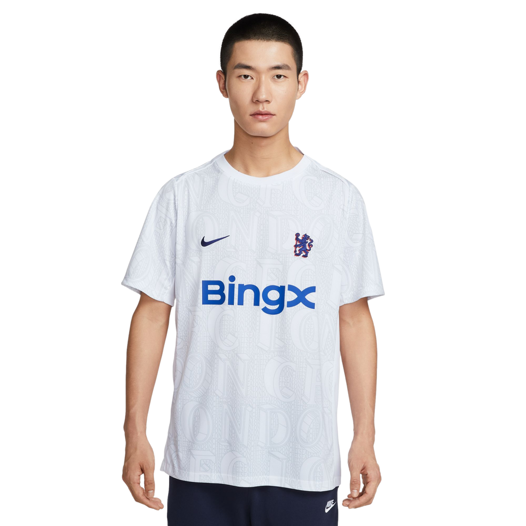 Nike Chelsea Academy Pro Pre-Match Jersey Soccer HJ7139-101 White