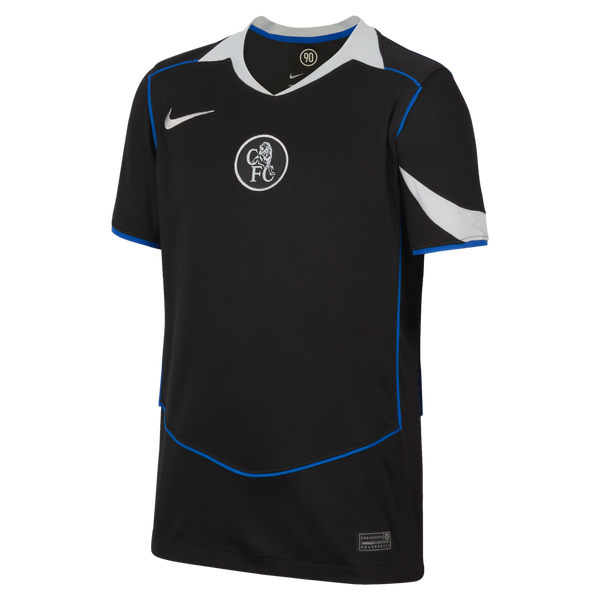 Nike Chelsea 25/26 Youth Third Jersey Soccer HM4123-011 Black Nike Chelsea 25/26 Youth Third Jersey Soccer HM4123-011 Black