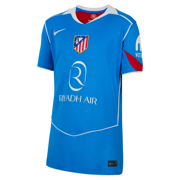 Nike Atletico Madrid 25/26 Youth Third Jersey Soccer HM4426-407 Blue