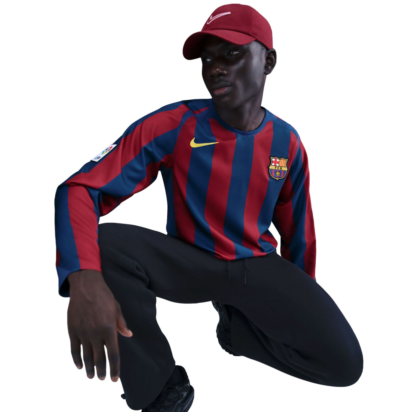 Nike Barcelona Ronaldinho 05/06 Reissue Long Sleeve Jersey