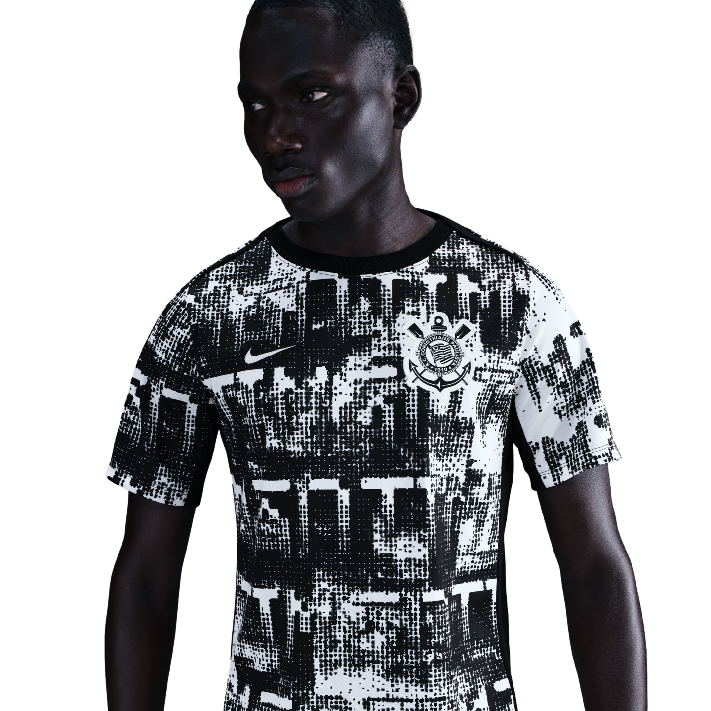 Nike SC Corinthians Academy Pro Pre-Match Jersey Soccer HQ3844-010 Nike SC Corinthians Academy Pro Pre-Match Jersey Soccer HQ3844-010