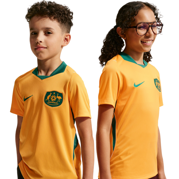 Australia 2026 Youth Home Jersey Soccer IB5083-704 Gold