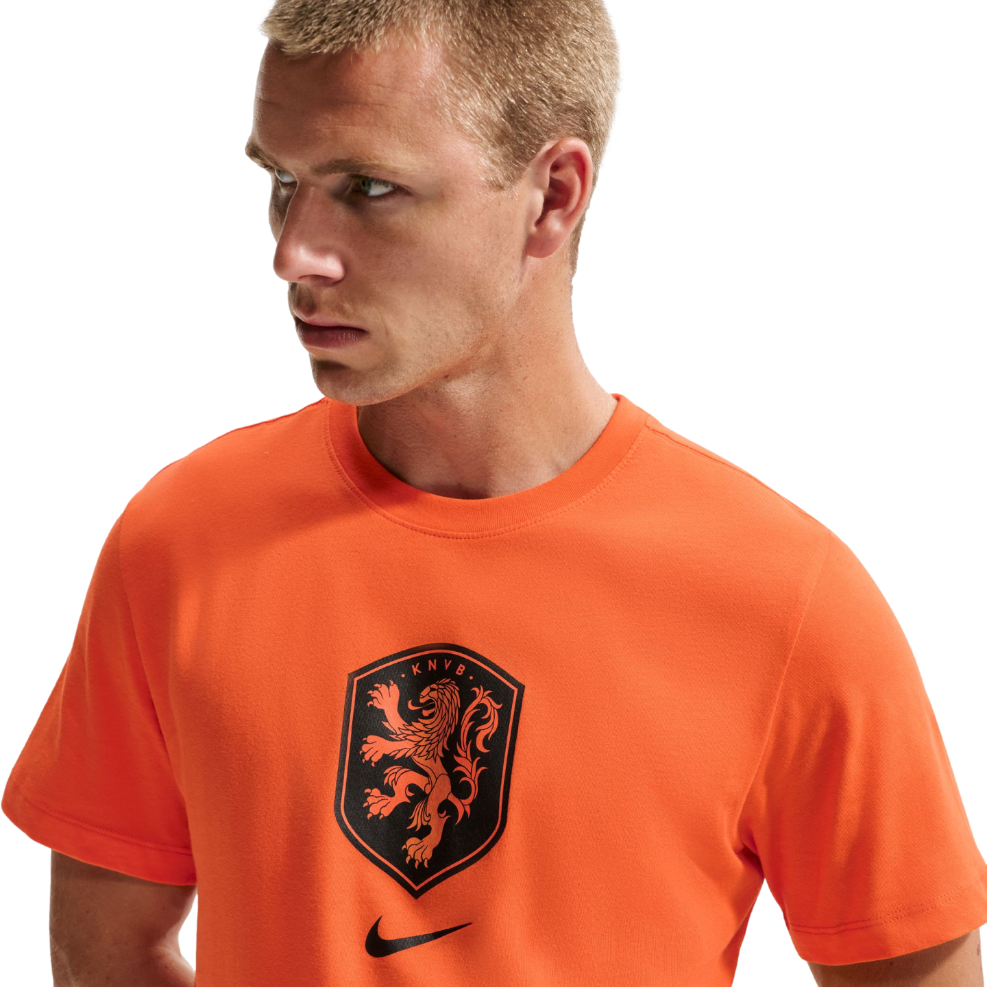 Netherlands Crest Tee Soccer IH2189-819 Orange