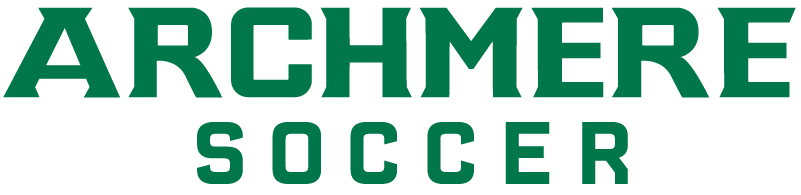 A green text logo reading "ARCHMERE SOCCER" in a bold, blocky font against a white background. "ARCHMERE" is on the top line, with "SOCCER" centered below it.