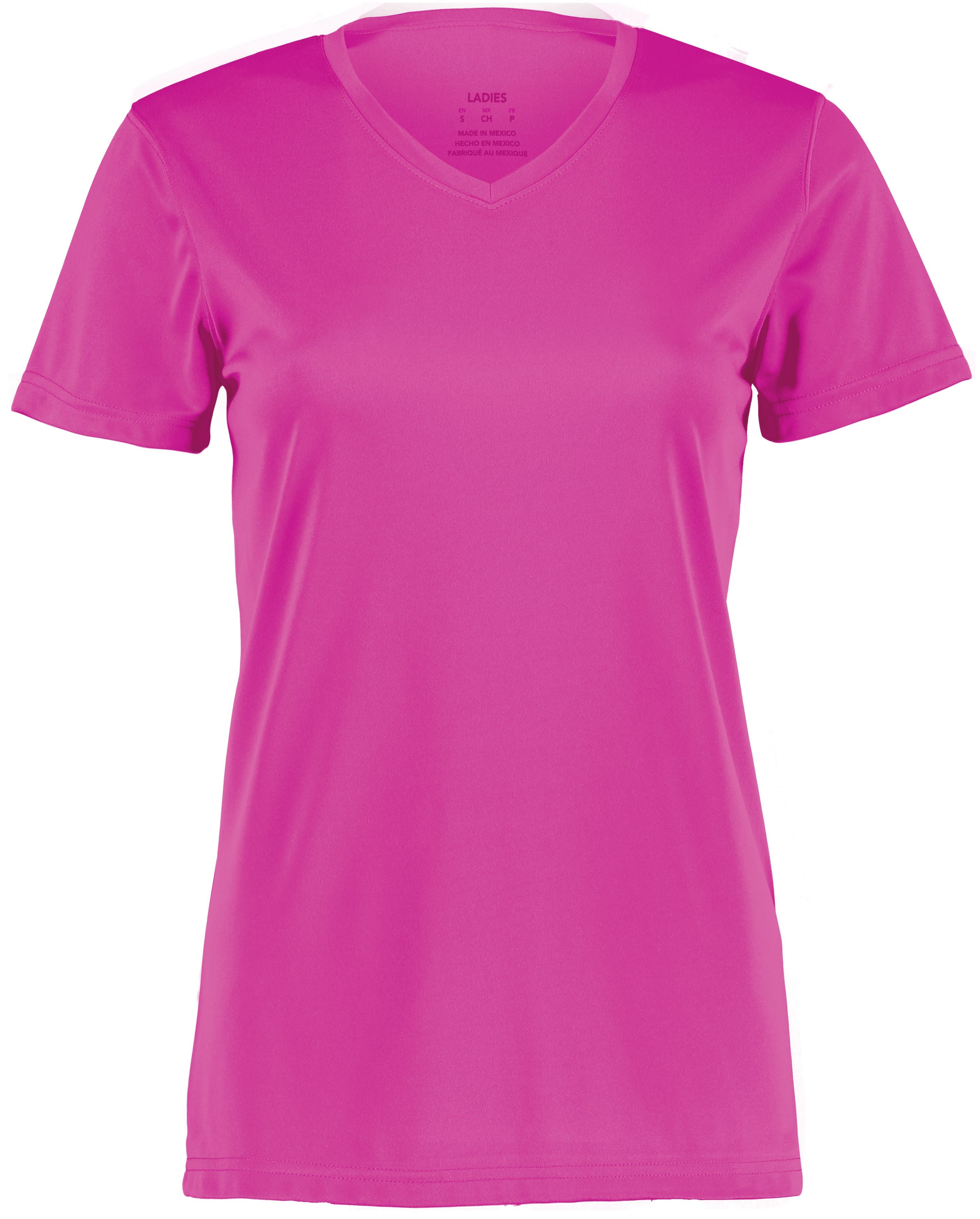 Augusta Women's NexGen Wicking Tee - Power Pink