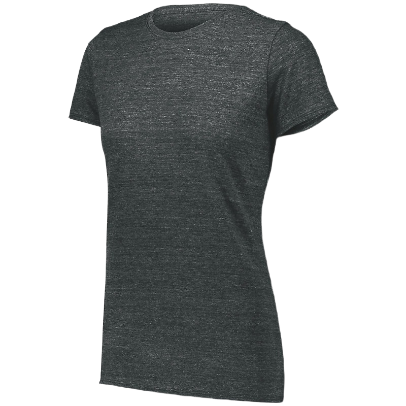 Augusta Women's Tri-Blend Tee - Black Heather