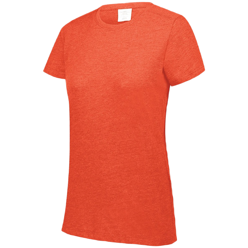 Augusta Women's Tri-Blend Tee - Orange Heather