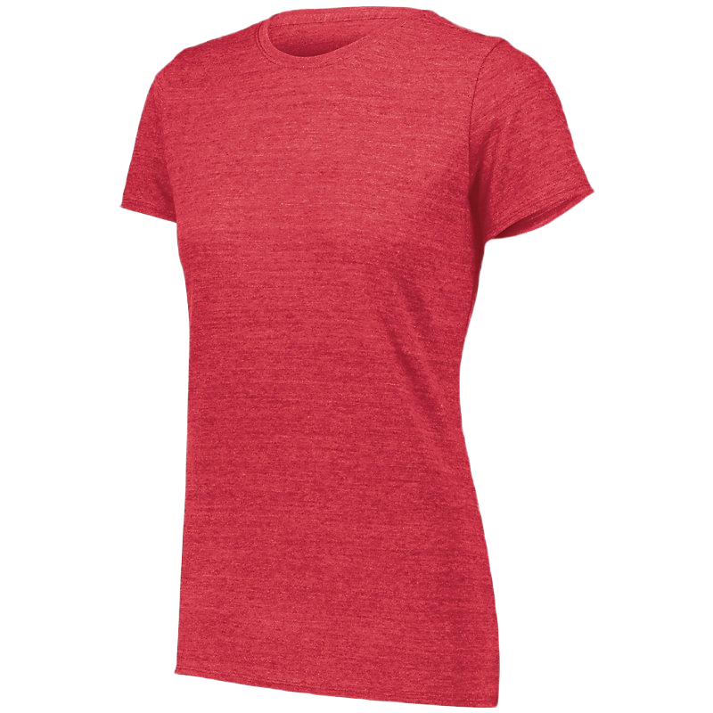 Augusta Women's Tri-Blend Tee - Red Heather
