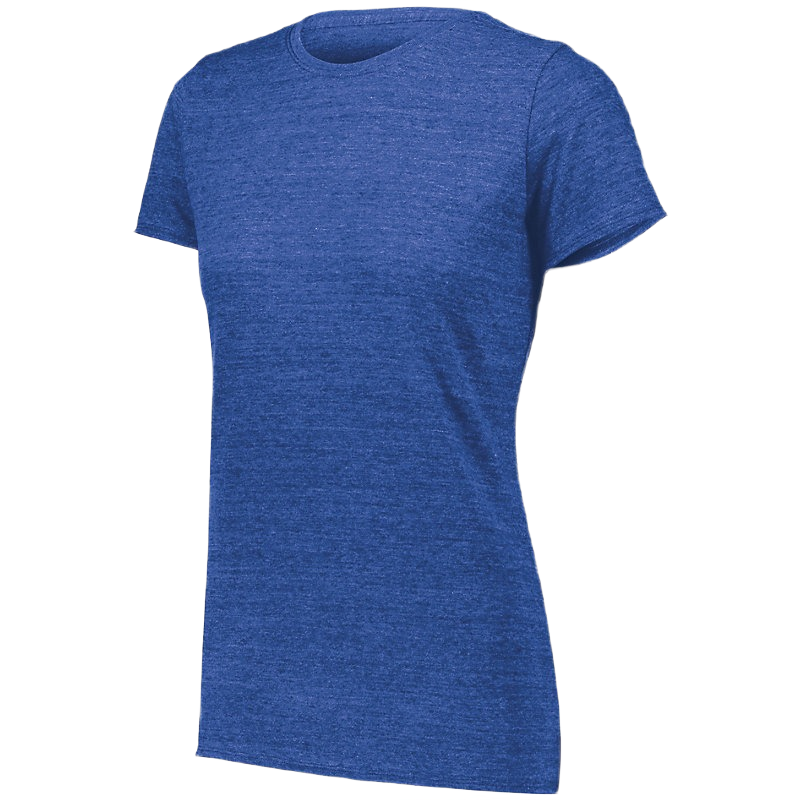 Augusta Women's Tri-Blend Tee - Royal Heather