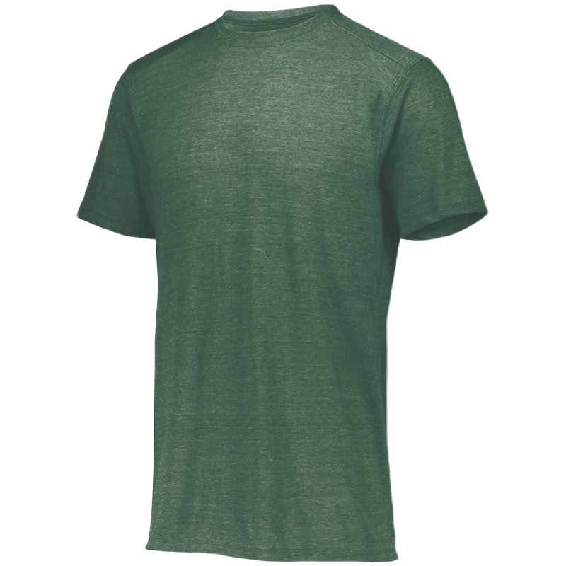 Augusta Tri-Blend Tee - Dark Green Heather