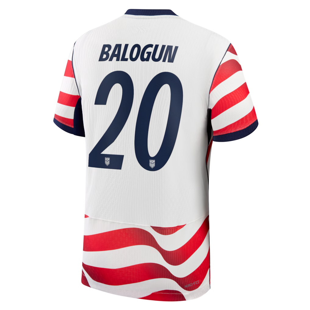 Nike USA 2026 Name & Number Home Jersey