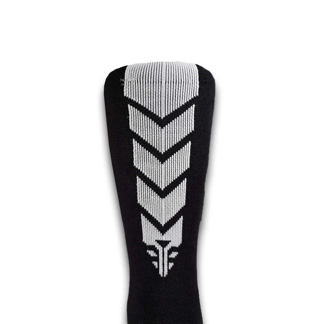For The Footballer XLR8R Pro No Slip Socks - Black