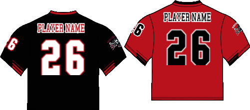Alleson Reversible Lacrosse Jersey - Red/Black