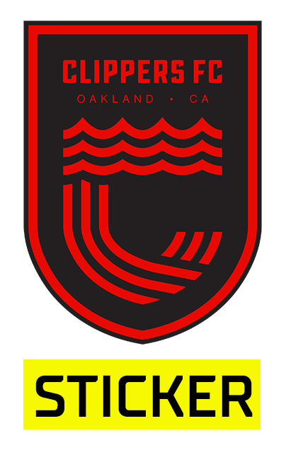 Clippers FC 4 inch Sticker