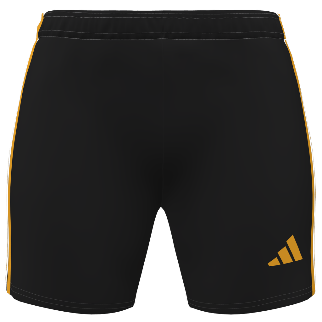 adidas Women Custom Graphic 25 Short Castro Valley SC - Black/Gold