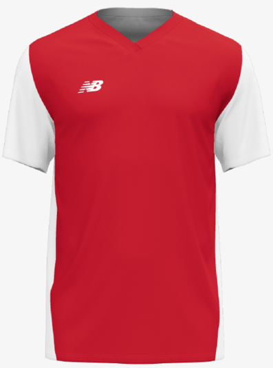 (NWBL-WT35618-RED/WHT) New Balance Custom Score Womens Jersey - Red