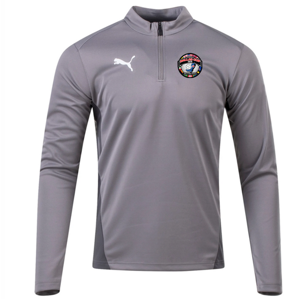Dallas Cup 2026 Puma Team Goal 1/4 Zip Top - Gray