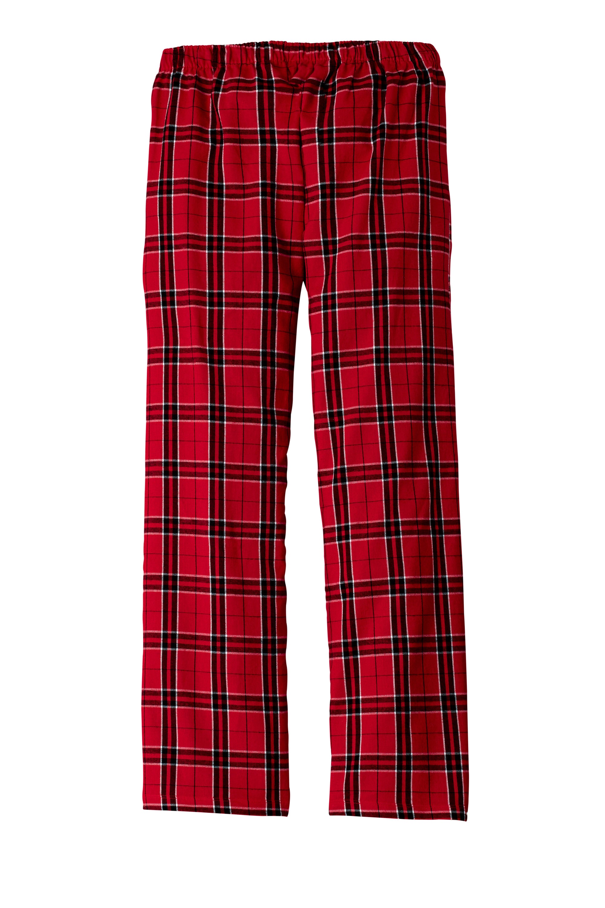 District Flannel Plaid Pant-Women DT2800- Red