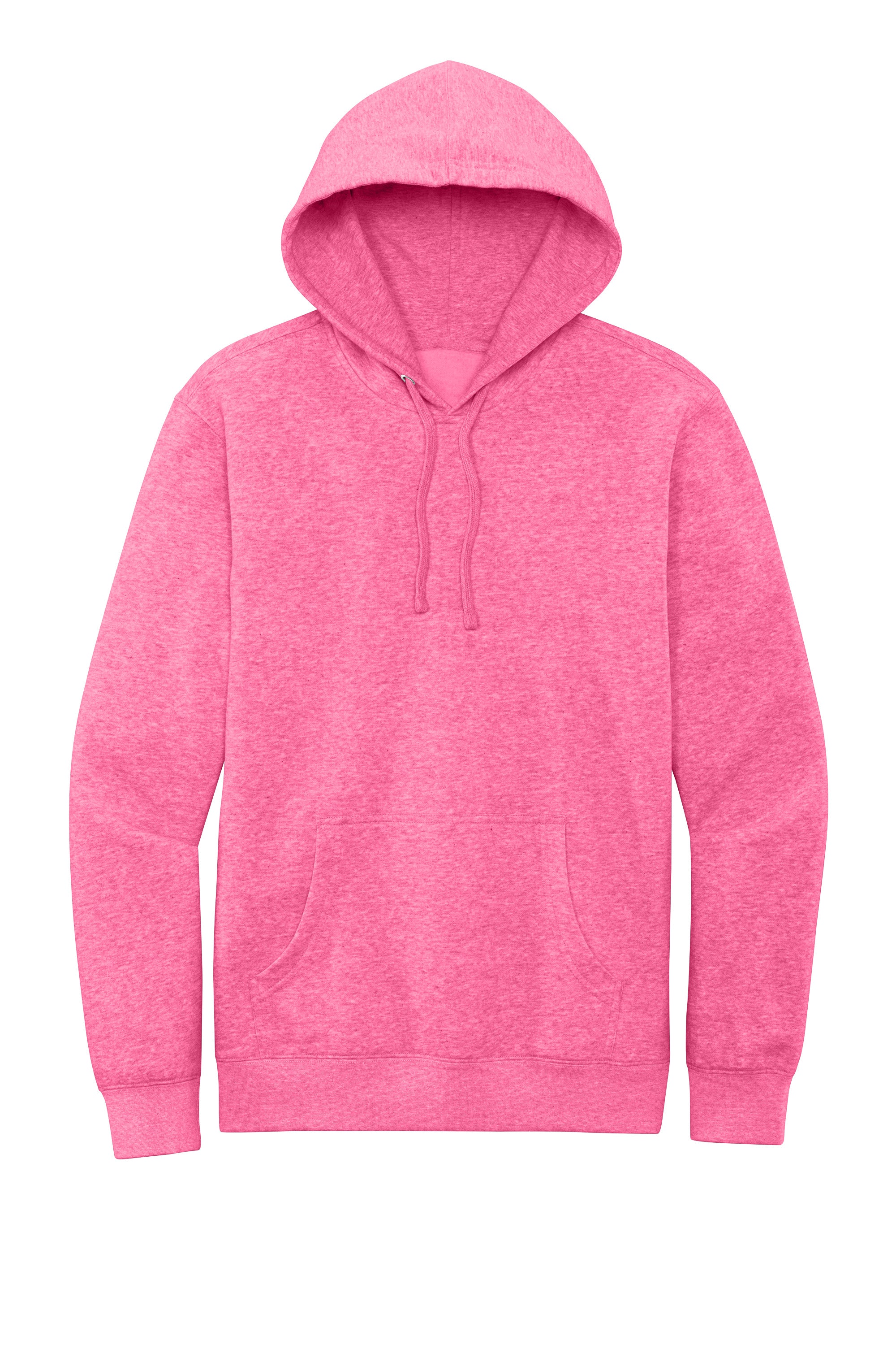 District V.I.T. Fleece Hoodie- DT6100- Heather Pink