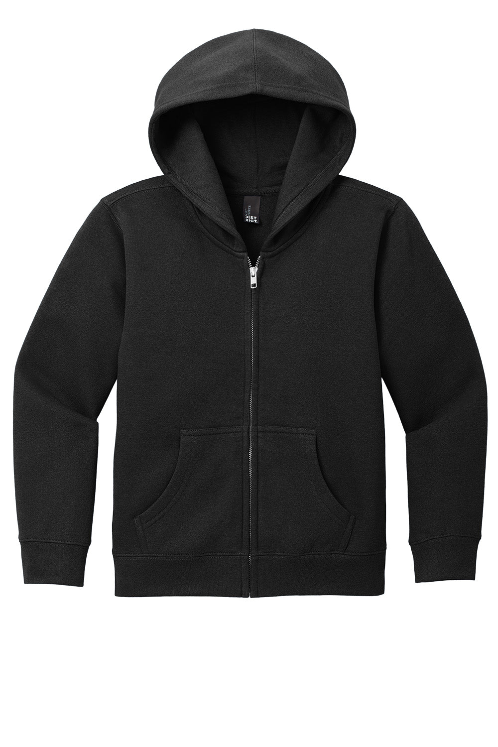 District® V.I.T.™ Fleece Full-Zip Hoodie YOUTH- DT6102Y- Black