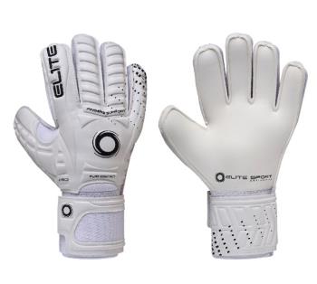Elite Sport Warrior Fingersave Youth Goalkeeper Gloves- White