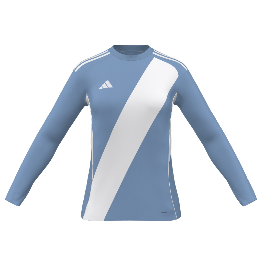 adidas Women's Tiro 25 Competition L/S Jersey (FCWG) - Light Blue JF2881-FCW