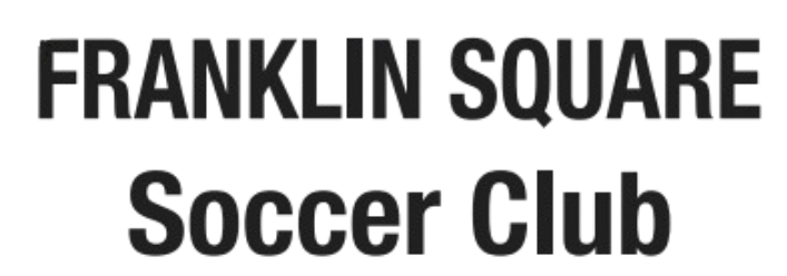 Text reading "FRANKLIN SQUARE Soccer Club" in a bold, black, sans-serif font.